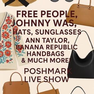 JOIN ME LIVE TOMORROW 8/8 at 2:30 pm pacific for Closet Cleaning!  NEW ITEMS!!!!